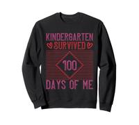 Kindergarten Grade Survived 100 Days of Me Back To School Felpa