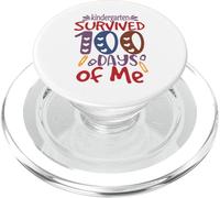 Kindergarten Grade Survived 100 Days Of Me Back To School PopSockets PopGrip per MagSafe