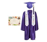 Kindergarten Graduation Cap and Gown, Kids Graduation Attire Set, 1.57x9.84x11.02 Inches Easy to Wear Compact Design, Graduate Photo Outfit for Ceremony, School Event