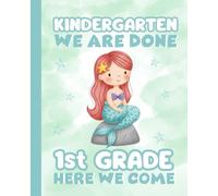 Kindergarten Graduation Gift: Mermaid Composition Notebook for Girls with Coloring Pages | 8’’ x 10’’, 110 Pages