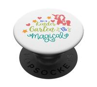 Kindergarten Is Magical Funny Back To School For Kids PopSockets PopGrip Adesivo
