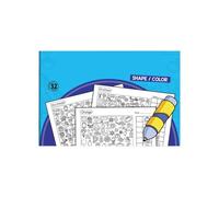 Kindergarten Look And Find Puzzle Book - 10.16 Inch Early Learning Coloring Pad | Educational Screen Free Travel Toy Gift For Kids Birthday Christmas Easter Vacation Goodie Bags