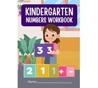 Kindergarten Math Numbers Workbook in Colourful Illustrative Style