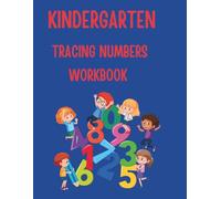 Kindergarten Math Workbook: Tracing numbers