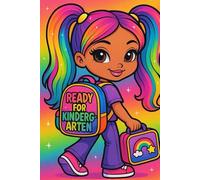 Kindergarten Notebook: Cute Rainbow Girl Back to School Journal for Kids | Kawaii Composition Book