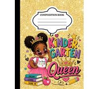 Kindergarten Queen 1: A Personalized 80-Page College-Ruled Composition Notebook for School, Writing, Learning, and Creativity