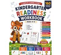 Kindergarten Readiness Preschool Workbook Ages 4-6 |160 Progressive Activities Across 5 Learning Units | Build Early Literacy, Math, Pencil Control, ... Readiness Through Fun, Step-by-Step Learning