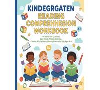 Kindergarten Reading Comprehension Workbook: Fun Stories with Questions, Sight Words, Phonics Activities, Coloring & Early Literacy Practice for Kids Ages 4-6