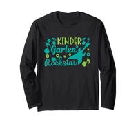 Kindergarten Rockstar Funny Back To School for Kids Maglia a Manica