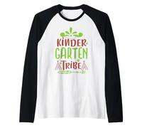 Kindergarten Tribe Funny Back To School Student Teacher Kids Maglia con Maniche Raglan