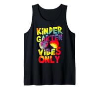 Kindergarten Vibes Back To School Teacher Student Tie Dye Canotta