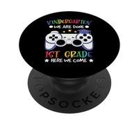 Kindergarten We Done 1st Grade Here We Come Back To School PopSockets PopGrip Adesivo