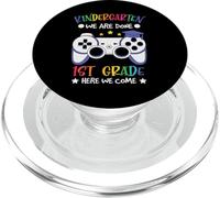 Kindergarten We Done 1st Grade Here We Come Back To School PopSockets PopGrip per MagSafe
