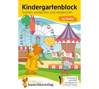 Kindergartenblock ab 3 Jahre - Suchen, entdecken und vergleichen: Kinder spielerisch fördern, sinnvolle Beschäftigung, bunter Rätselblock ab 3 Jahre mit Doggy: 678