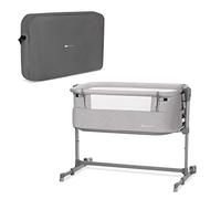 Kinderkraft Culla Da Affiancare Neste Up, Lettino Co-Sleeping, Regolabile, Facile Da Montare, Accessori, Grigio, 84.5 x 69 x 98 cm, 9.9 Kg