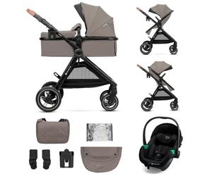 Kinderkraft ESME PRO - Passeggino combinato 3 in 1, colore: Beige