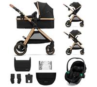 Kinderkraft ESME PRO - Passeggino combinato 3 in 1, colore: Nero