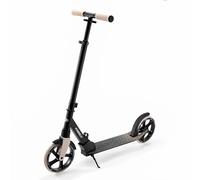 Kinderkraft FREELY up to 100 kg, Scooter, Foldable Scooter, for Children from 5 years and Adults, large 20 cm PU Wheels, Adjustable Handlebar height from 82 cm to 105 cm