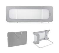 Kinderkraft GUARD & DREAM Sponda Universale per Letto, per Bambini da 18 Mesi a 5 Anni, Facile da Piegare, Altezza Regolabile, Grigio Chiaro