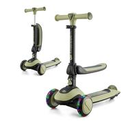 Monopattino 3 Ruote e Led Halley Verde