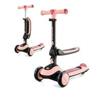 Bici e monopattino a tre ruote HALLEY rosa