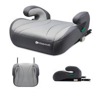 Kinderkraft I-BOOST Rialzo per sedile auto I-Size 135-150 cm, Seggiolino auto, installato con ISOFIX, Comodi braccioli, Facile da usare, Grigio