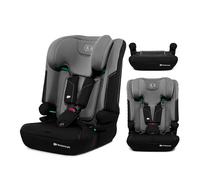 Kinderkraft I-COMFY, Seggiolino auto, Per bambini, Regolabile (76-150 cm), Schienale regolabile, Cintura di sicurezza a 5 punti, EASY GROW SYSTEM, Facile installazione, Grigio scuro