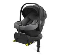 Kinderkraft I-LITE Seggiolino per Bambini, Con Base ENDURA SAFE FX, Seggiolino Auto i-Size, 40-87 cm, Girevole, ISOFIX, ERGO PAD, Sistema Modulare, Pesa 3,2 kg, Cintura a 5 Punti, 0-12 Anni, Gris