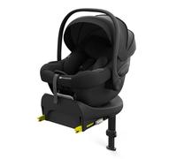 Kinderkraft I-LITE Seggiolino per Bambini, Con Base ENDURA SAFE FX, Seggiolino Auto i-Size, 40-87 cm, Girevole, ISOFIX, ERGO PAD, Sistema Modulare, Pesa 3,2 kg, Cintura a 5 Punti, 0-12 Anni, Nero