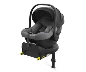 Kinderkraft I-LITE Seggiolino per Bambini, Con Base ENDURA SAFE FX, Seggiolino Auto i-Size, 40-87 cm, Girevole, ISOFIX, ERGO PAD, Sistema Modulare, Pesa 3,2 kg, Cintura a 5 Punti, 0-12 Anni, Gris