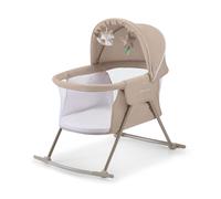 Kinderkraft LOVI Lettino da Campeggio, Culla a Dondolo, Cappottina, Materasso, P