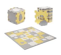 Tappetino schiuma puzzle 3D LUNO SHAPES giallo
