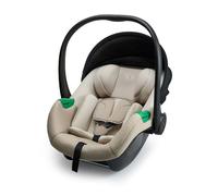 Kinderkraft MINK PRO 2 i-Size, Siège auto 40-87 cm, siège de portage de la naissance groupe 0+, coussin tête réglable, insert pour les plus petits inclus, Beige