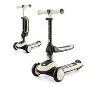 Kinderkraft Monopattino bimbi Cavalcabile 2 in 1 (max50Kg) HALLEY Stone white