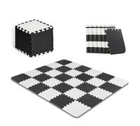 Tappeto Puzzle Luno Bianco e Nero per Bambini