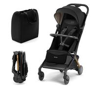 Kinderkraft Pilot Passeggino Compatto, Pieghevole, Leggero, con Borsa da Trasporto, Nero