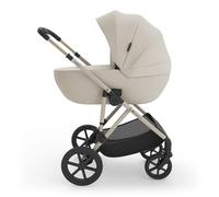 Kinderkraft PRIME 3, Passeggino 3in1 Leggero, Ruote Grandi 8/12 - Beige