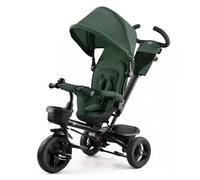 Kinderkraft AVEO Triciclo bambini dai 9 Mesi fino 25 kg, Passeggino con Maniglione del Genitore regolabile, Bici, Compatto pieghevole, Sedile girevole Fronte Mamma e Strada, Ruota libera, Verde