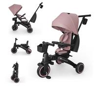 Kinderkraft Triciclo Pieghevole JAZZ 3 Pink - da 9 Mesi a 5 Anni