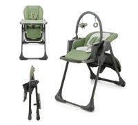 Seggiolone da pappa 2in1 TUMMIE verde