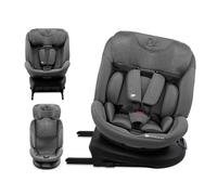 Kinderkraft XPEDITION3 I-SIZE 40-150 cm, Seggiolino auto 0-36 kg, 360 girevole, Isofix Base, Reclinabile Posizione sdraiata, Poggiatesta regolabile, Gruppo 0 1 2 3, SPS+, H-GUARD+, Grigio