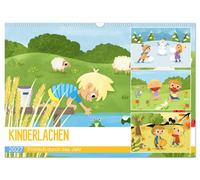 KINDERLACHEN - Fröhlich durch das Jahr - Ein Kinderkalender (Wandkalender 2027 D