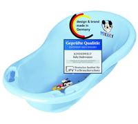 KiNDERWELT Vasca per il Bagnetto 84 cm - Vasca da Bagno con Motivo Topolino Disney - Senza BPA - Vasca per Neonati e Bambini - Blu