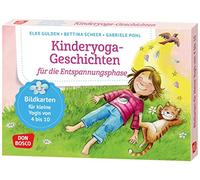 Kinderyoga-Geschichten für die Entspannungsphase: Bildkarten für kleine Yogis von 4 bis 10, die zu Traumreisen und Tiefenentspannung einladen. Gelungene Schlussentspannung am Ende der Yogastunde