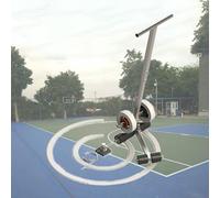 Kindevieft Kit di Strumenti per Marcare Campi da Basket, Macchine Traccialinee per Campi da Gioco, Strumento per Marcare Linee A Nastro, Larghezza Regolabile, per Vialetto, Asfalto O Cemento,55-80cm