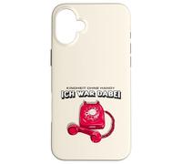 Kindheit Ohne Handy Ich War Dabei (Tedesco) Custodia per iPhone 16 Plus