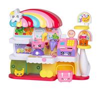 Kindi Kids Kitty Petkin Supermarket, 2 Shopkins e Tappetino da Gioco in Vinile, Multicolore, 50003