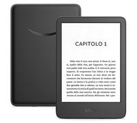 Kindle (modello 2022) | Il nostro Kindle più leggero e compatto, ora con uno schermo da 6’’ ad alta risoluzione (300 ppi) e doppio spazio di archiviazione | Con pubblicità | Nero