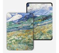 Kindle Paperwhite e-reader guscio da 6 pollici, custodia protettiva in pelle PU avanzata, utilizzato per la sveglia automatica Paperwhite 7/6/5 generazione, kindle 958, van gogh pittura a olio paesa