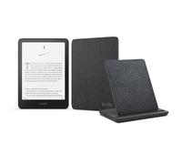 Kindle Paperwhite Signature Edition (versione 2024) da 32 GB senza pubblicità, una copertura in tessuto Amazon e un dock di ricarica wireless Made for Amazon